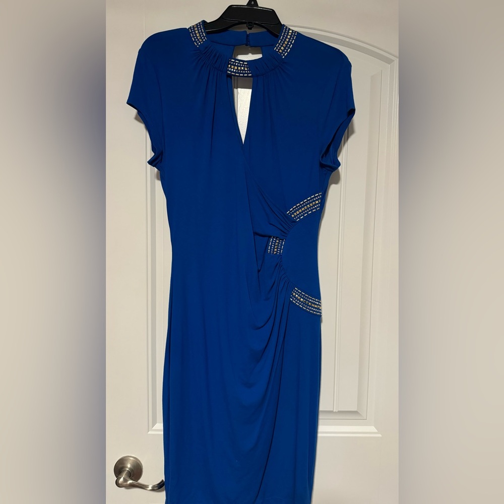 Cache evening dress, Royal Blue size Large